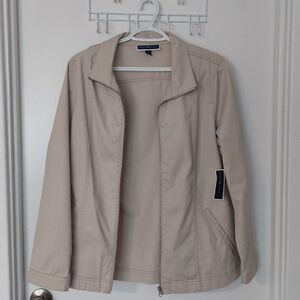 Karen Scott Women's Light Tan Utility Jacket